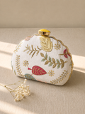 Ivory Fern Clutch