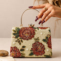Royal Rose Pearl Clutch