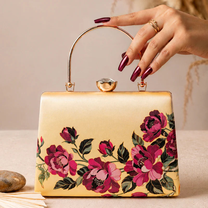 Champagne Rose Clutch