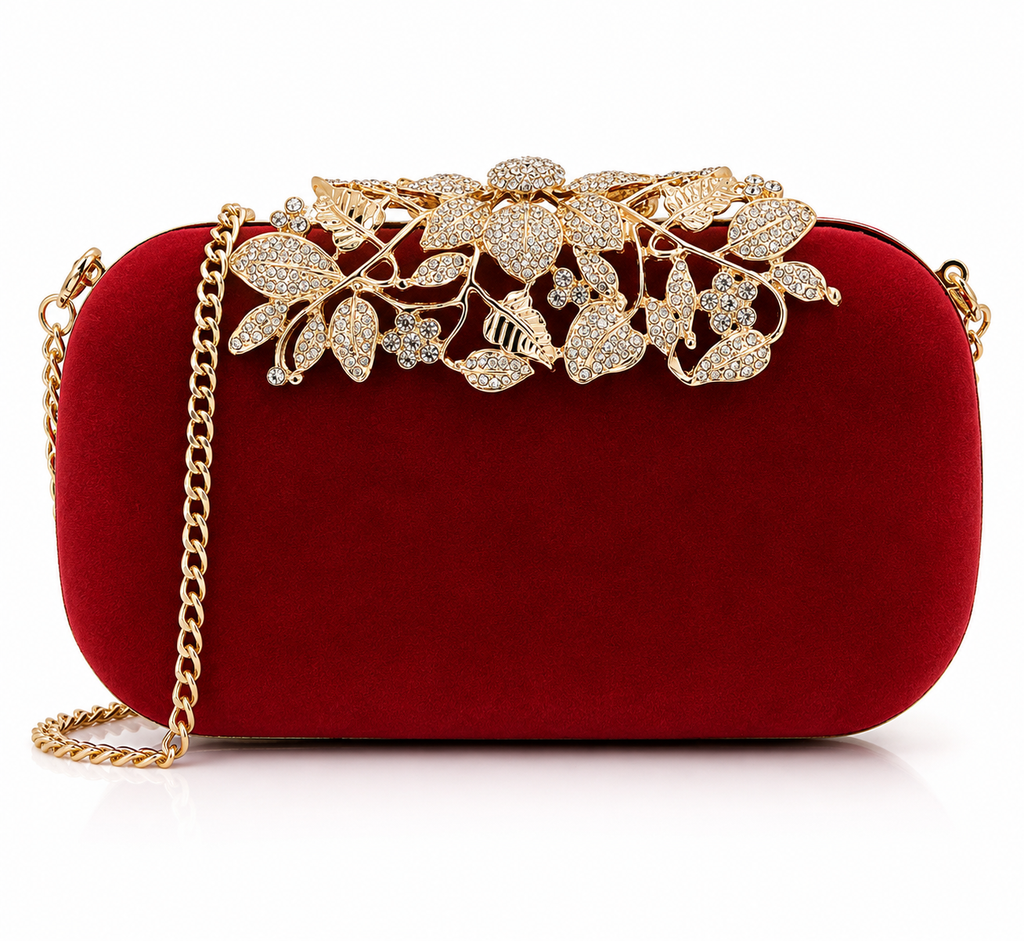 Ruby Bloom Clutch
