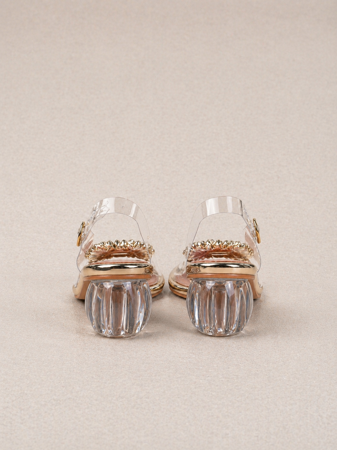 Aurora Crystal Heel Sandals