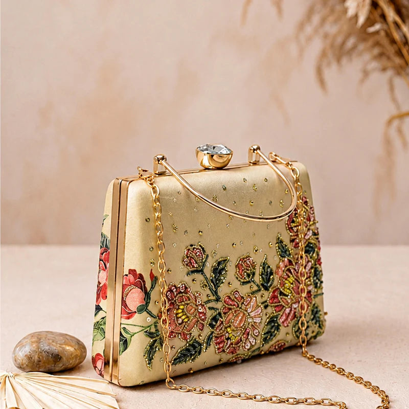 Champagne Rose Clutch