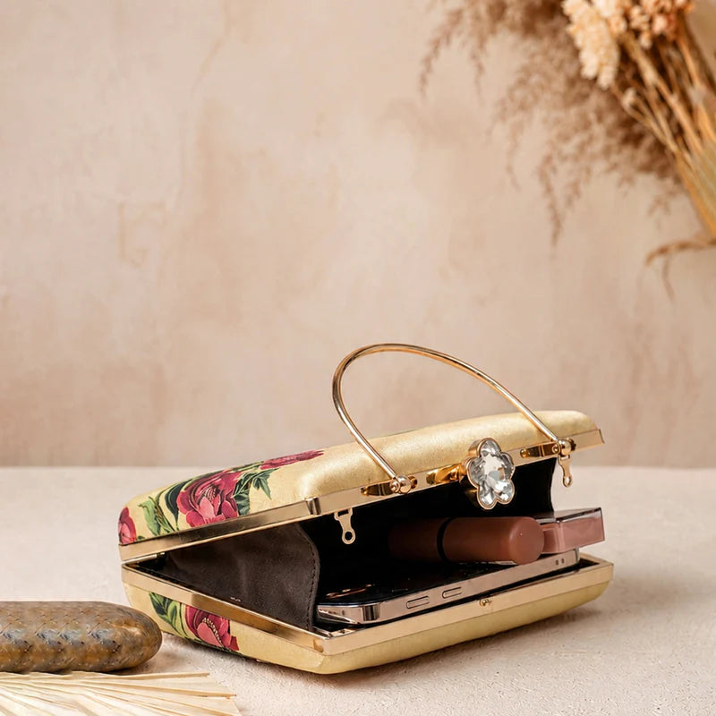 Champagne Rose Clutch