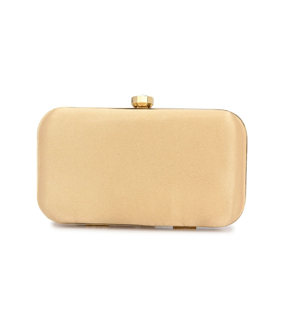Golden Blossom Elegance Clutch