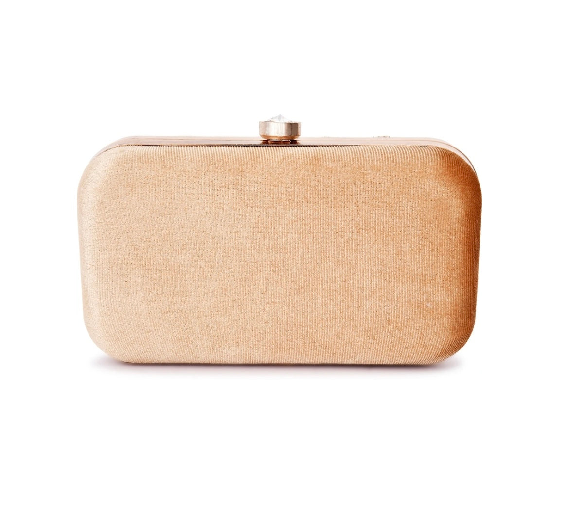 Rosé Bloom Sequin Clutch