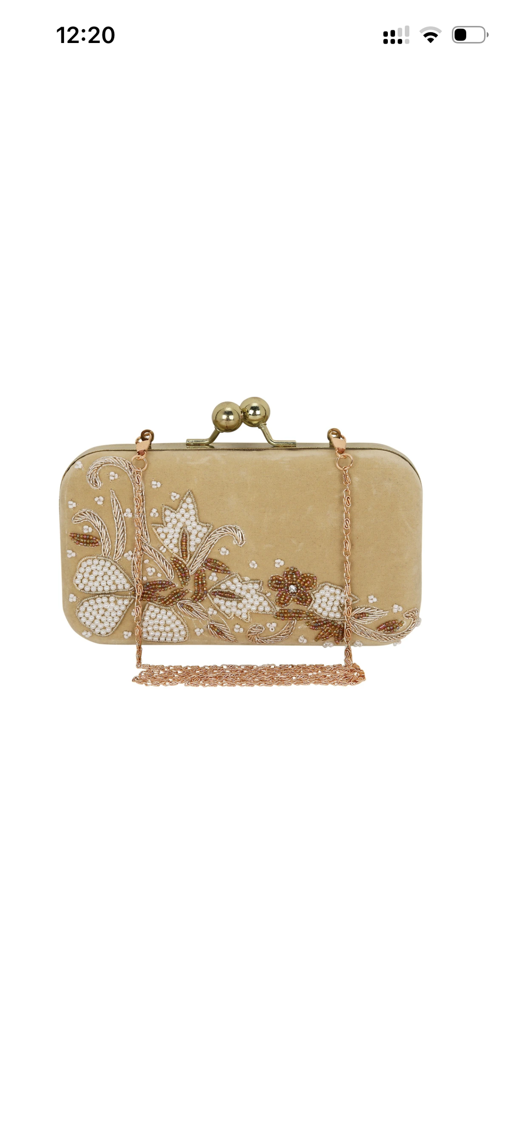 Pearl Garden Royale Clutch