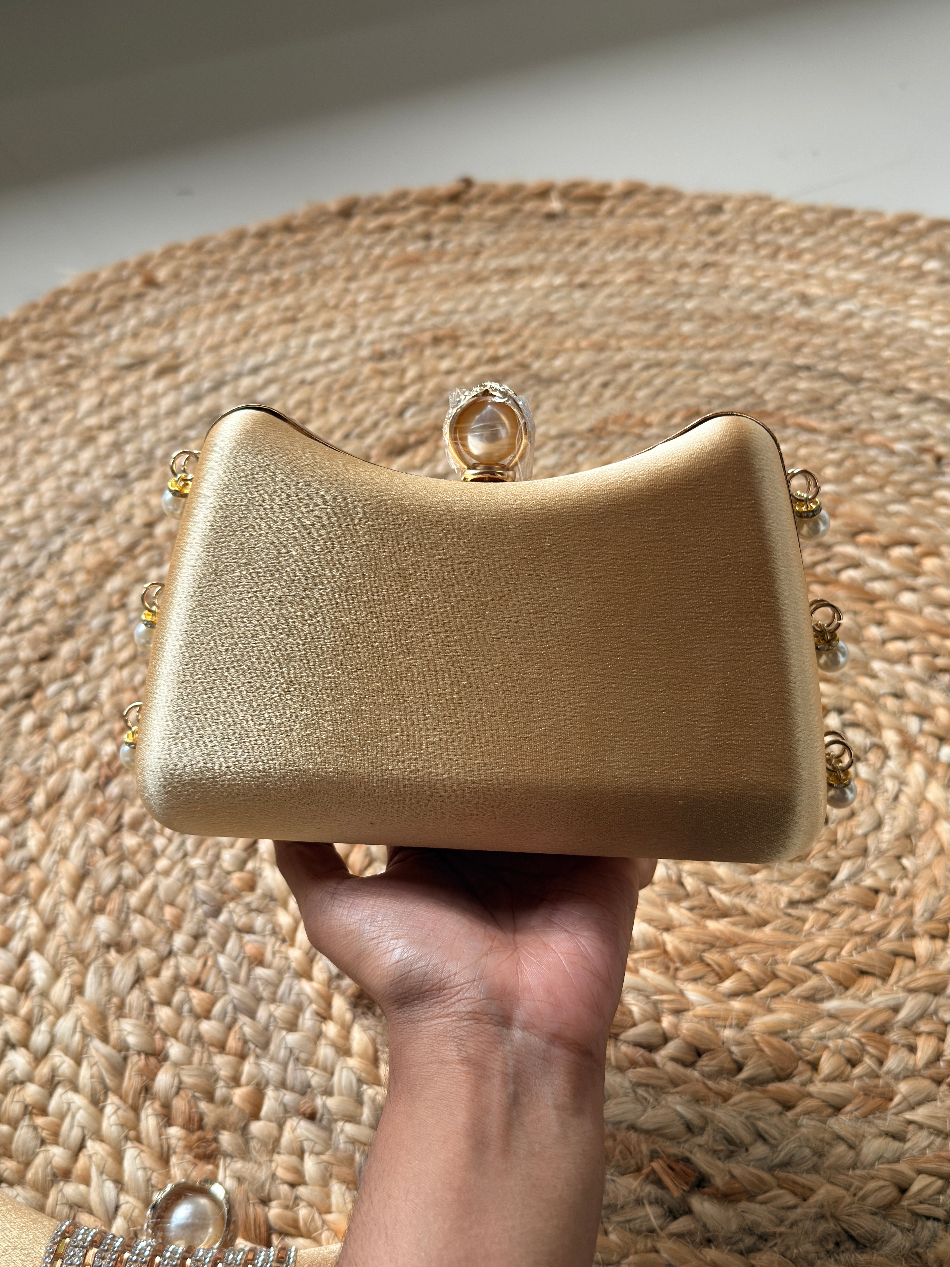 Aurora Gold Pearl Clutch