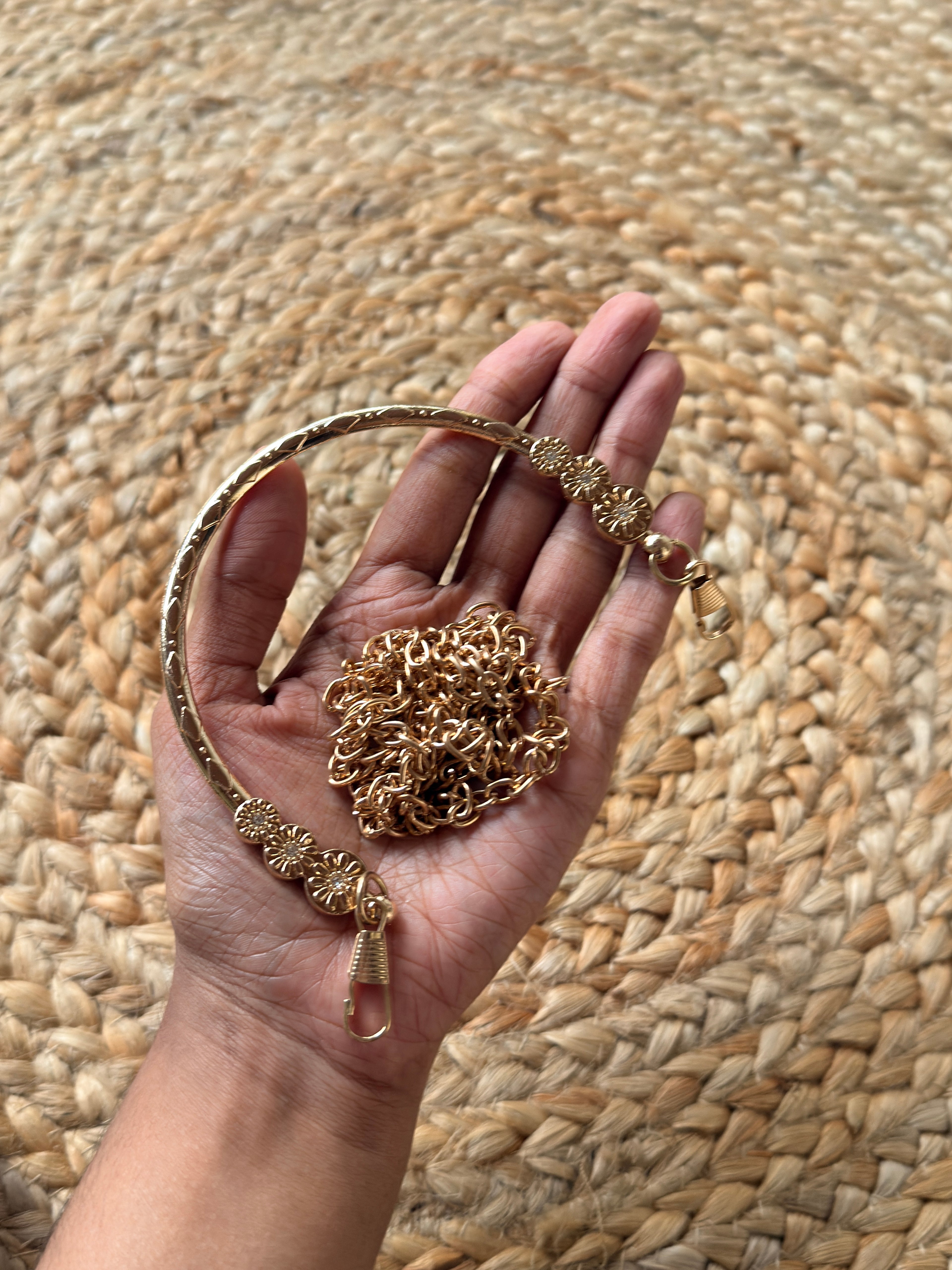 Aurora Gold Pearl Clutch