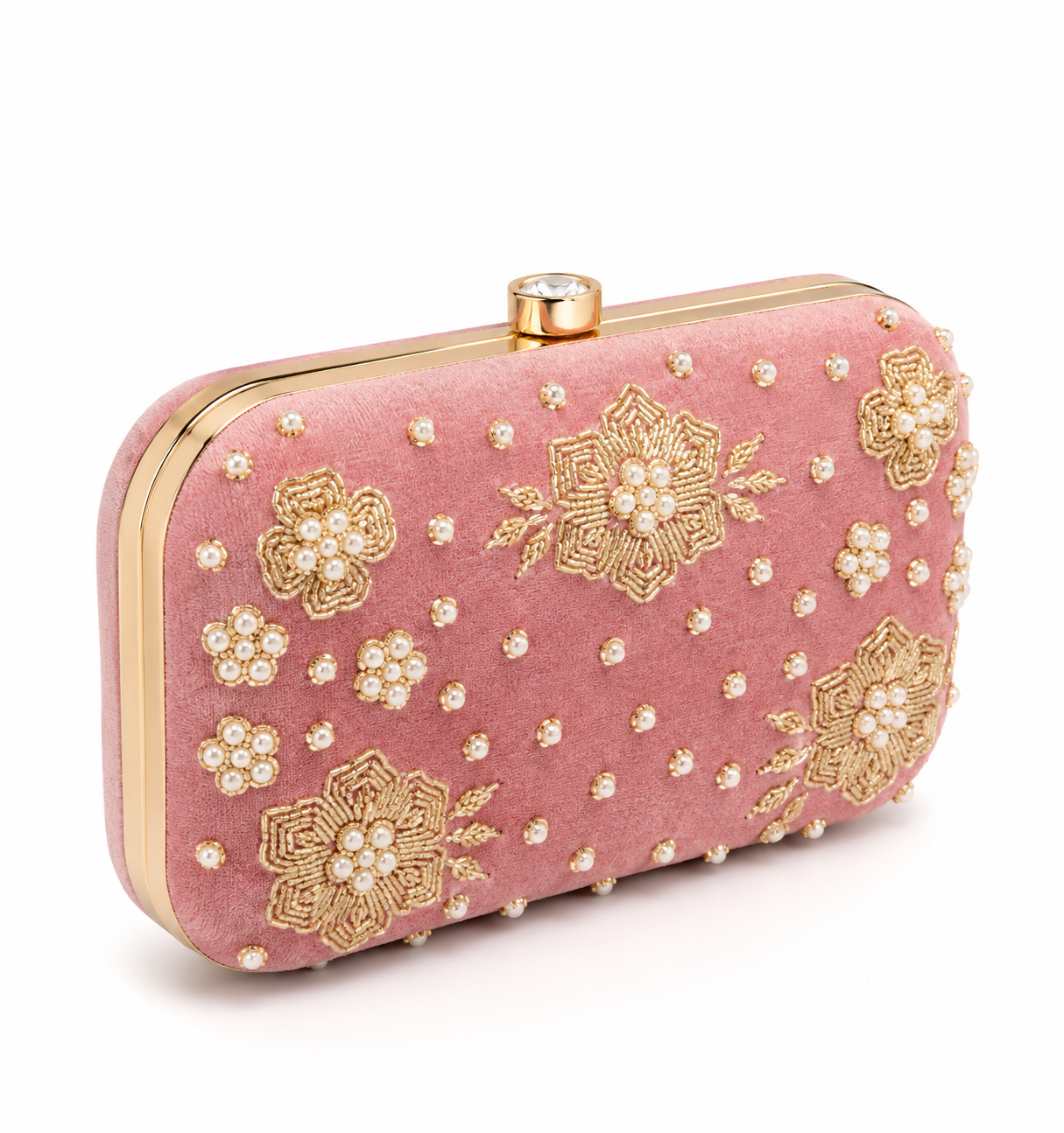 Pink Bloom Clutch