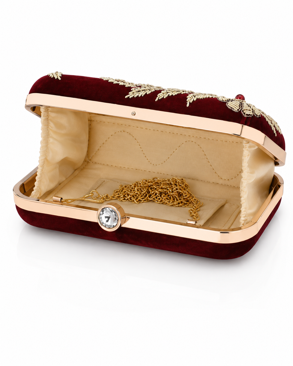 Scarlet Vine Clutch