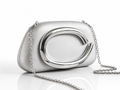 Silver Eclipse Clutch