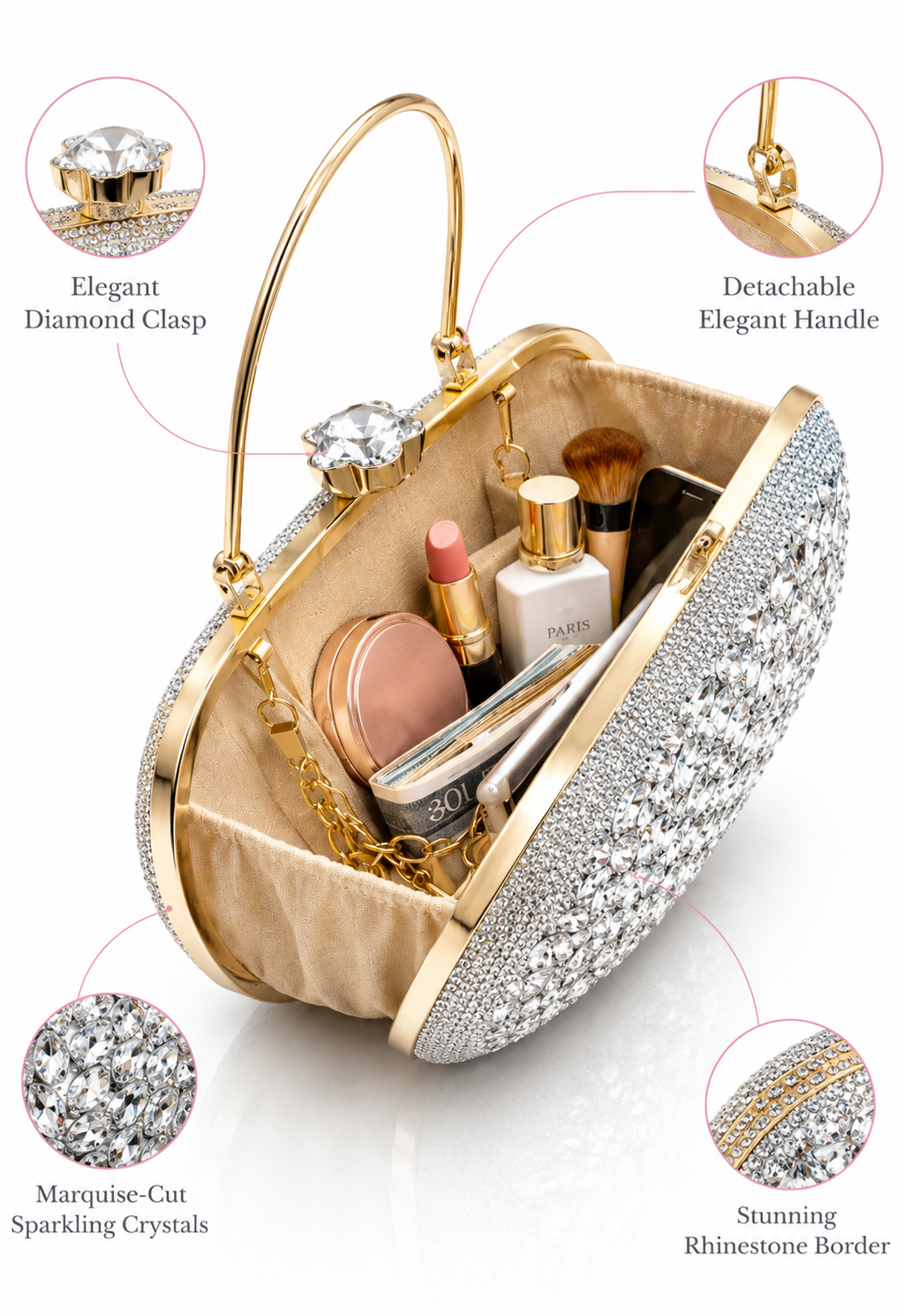 Celestia Crystal Clutch