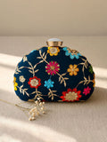 Midnight Bloom Clutch