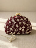 Ruby Blossom Clutch